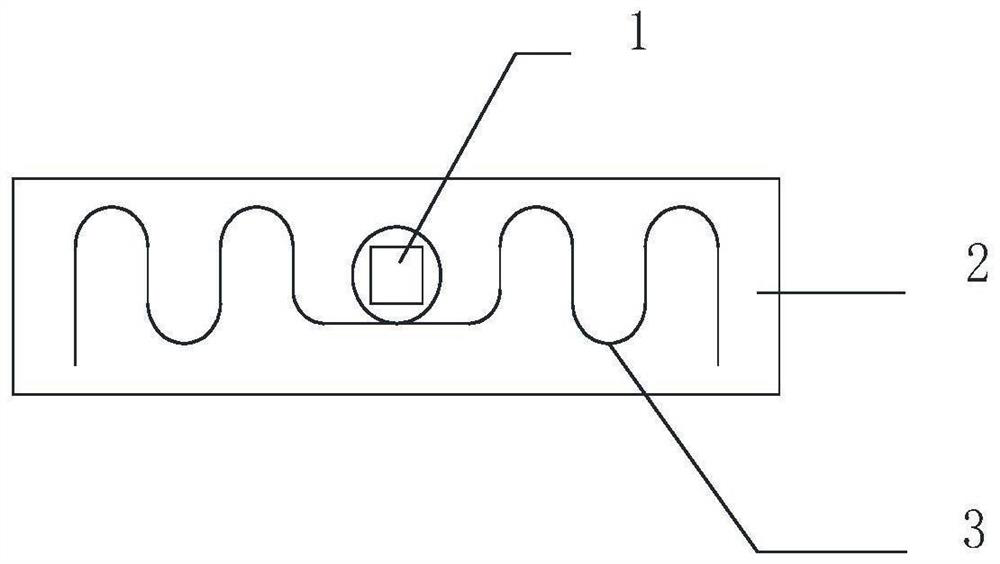 A uhf RFID tag for laundry management and its manufacturing method