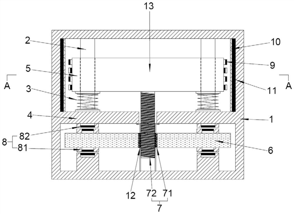 A magnetic screw type eddy current damper with negative stiffness nonlinear energy well