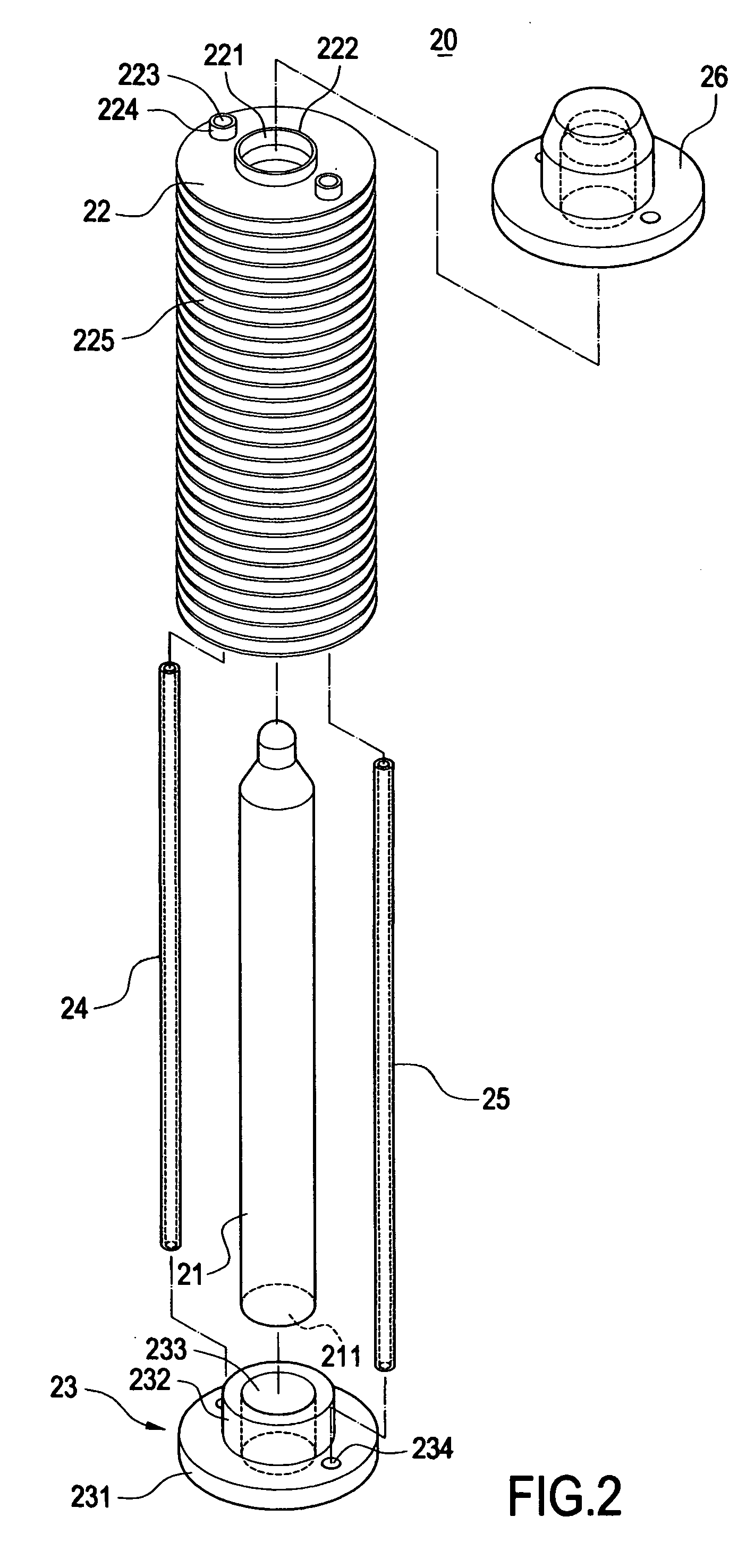 LED lamp and heat-dissipating structure thereof