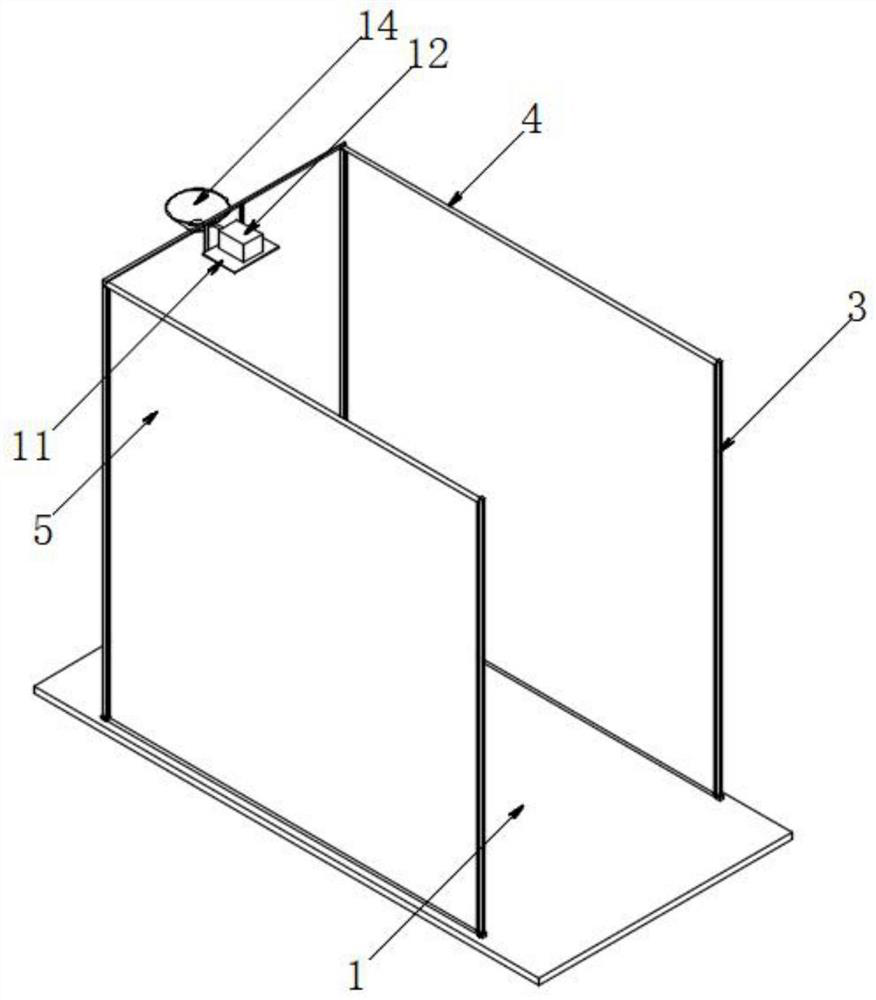 Raw material feeding device for tungsten concentrate processing