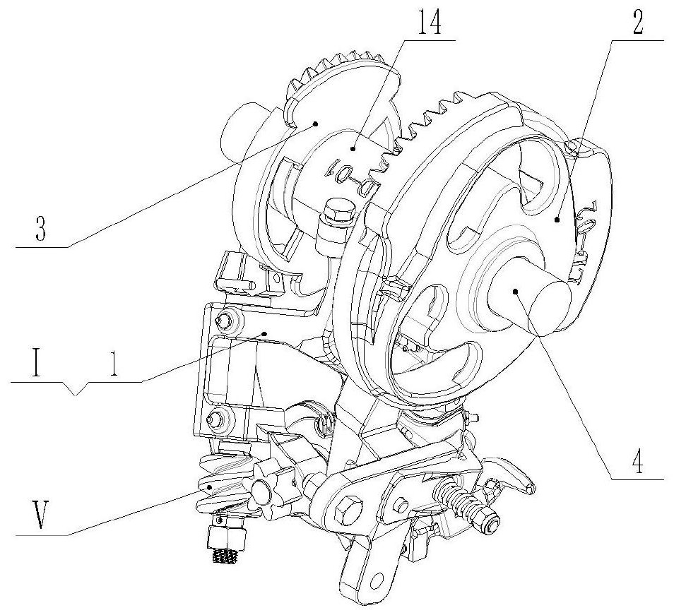 Same-tooth-direction double-toothed-disc driven knotter and bundling machine provided with same