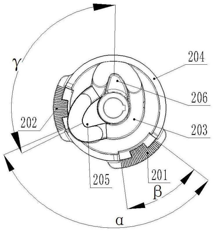 Same-tooth-direction double-toothed-disc driven knotter and bundling machine provided with same