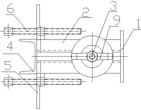Side compression device for laying ballastless track sleeper