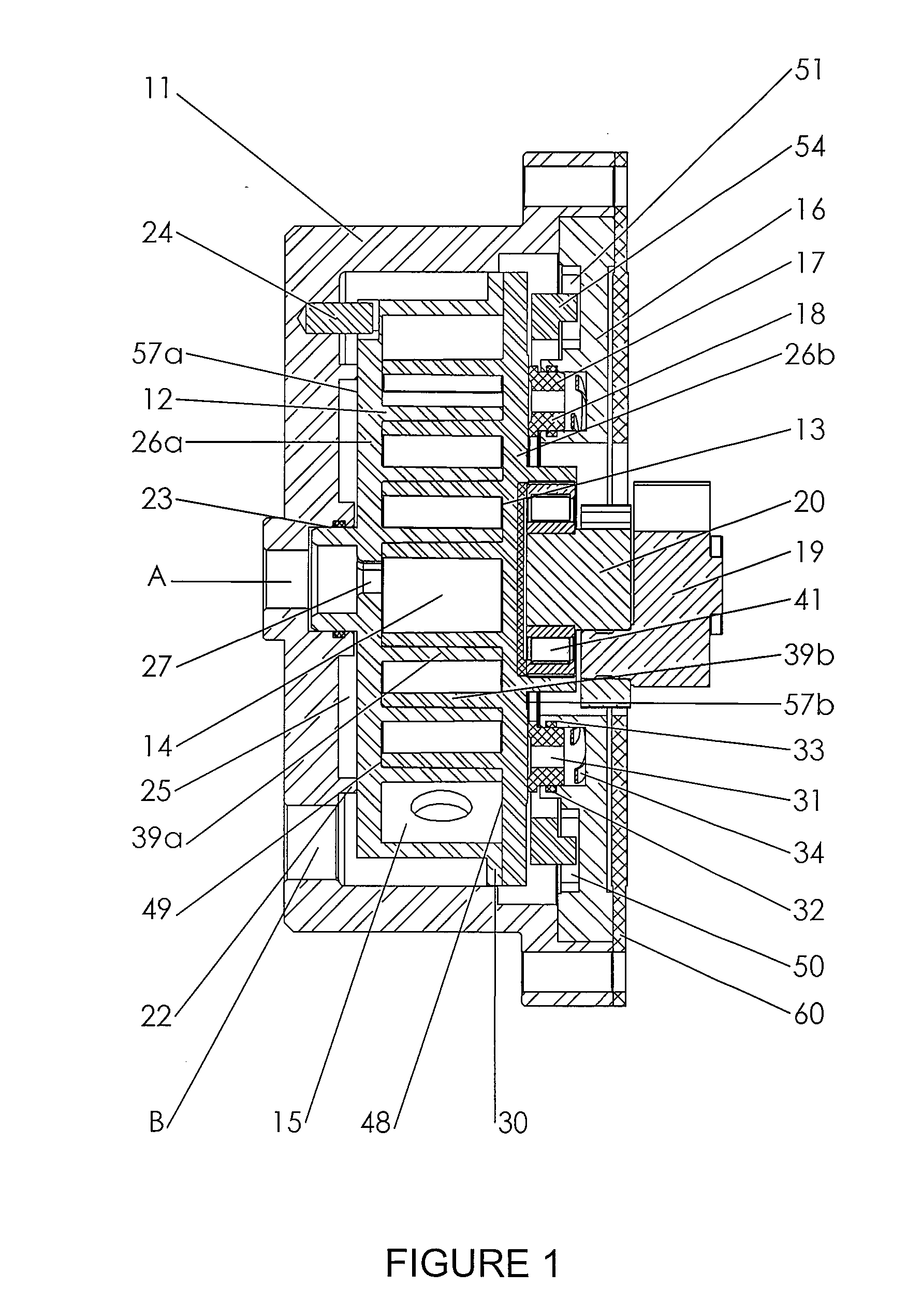 Scroll device integrating a feed pump