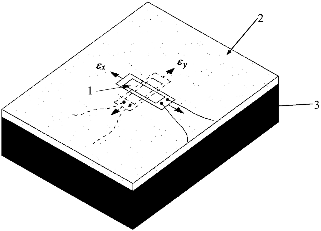 A method for measuring the surface depression value of flexible materials under the action of human body