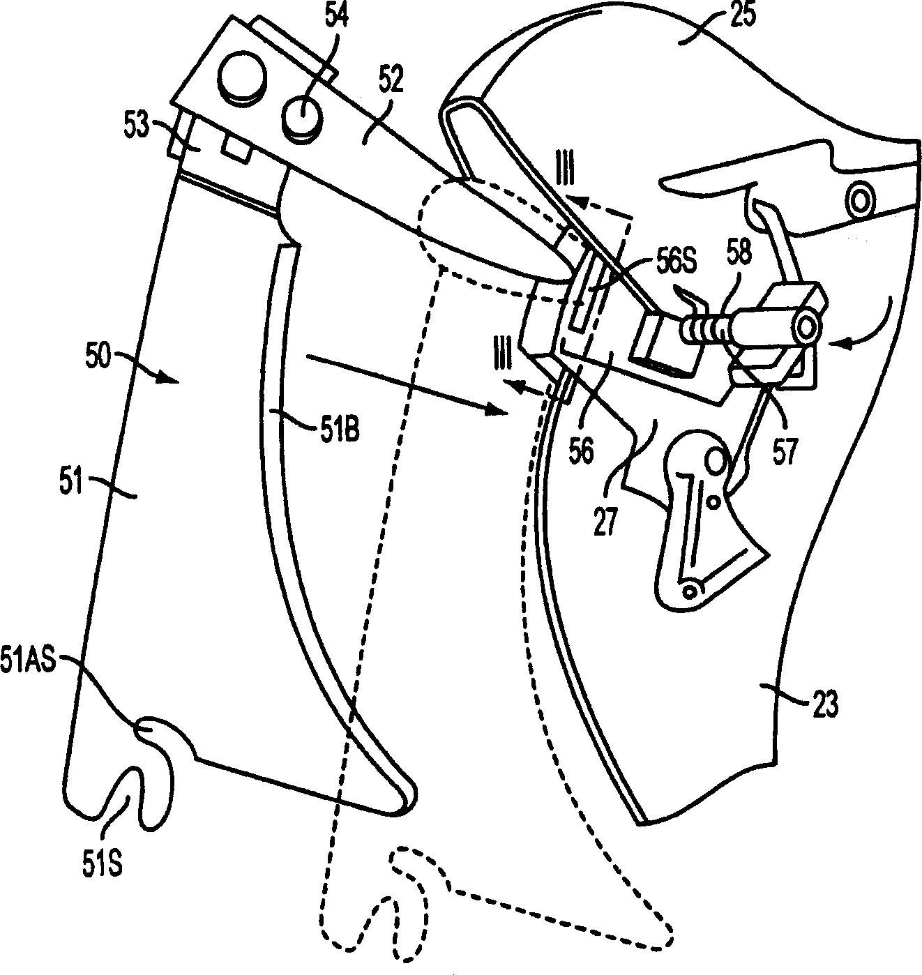 Riving knife assembly for table saws