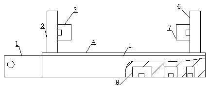 Polishing device for spherulitic graphite pipe