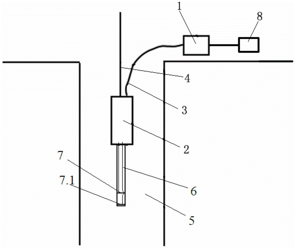 Bored pile concrete interface monitoring device and method