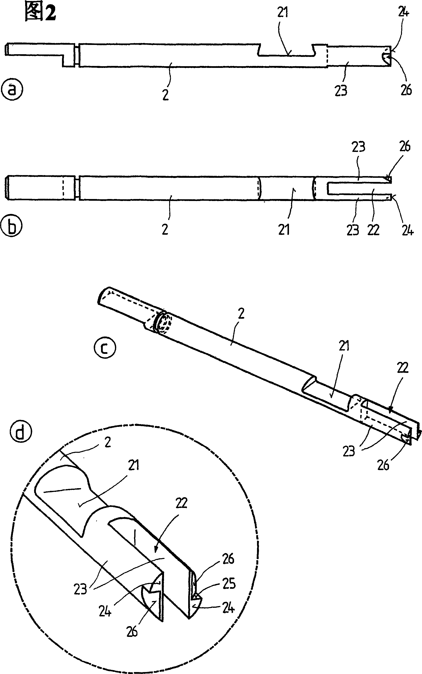 Method and device for knotting the ends of a thread to flat articles
