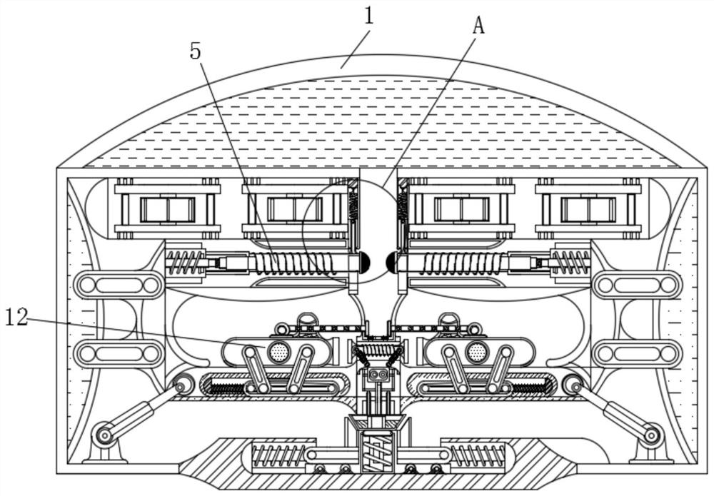 Environment-friendly device for collecting metal in cooling liquid during metal machining through electromagnetism