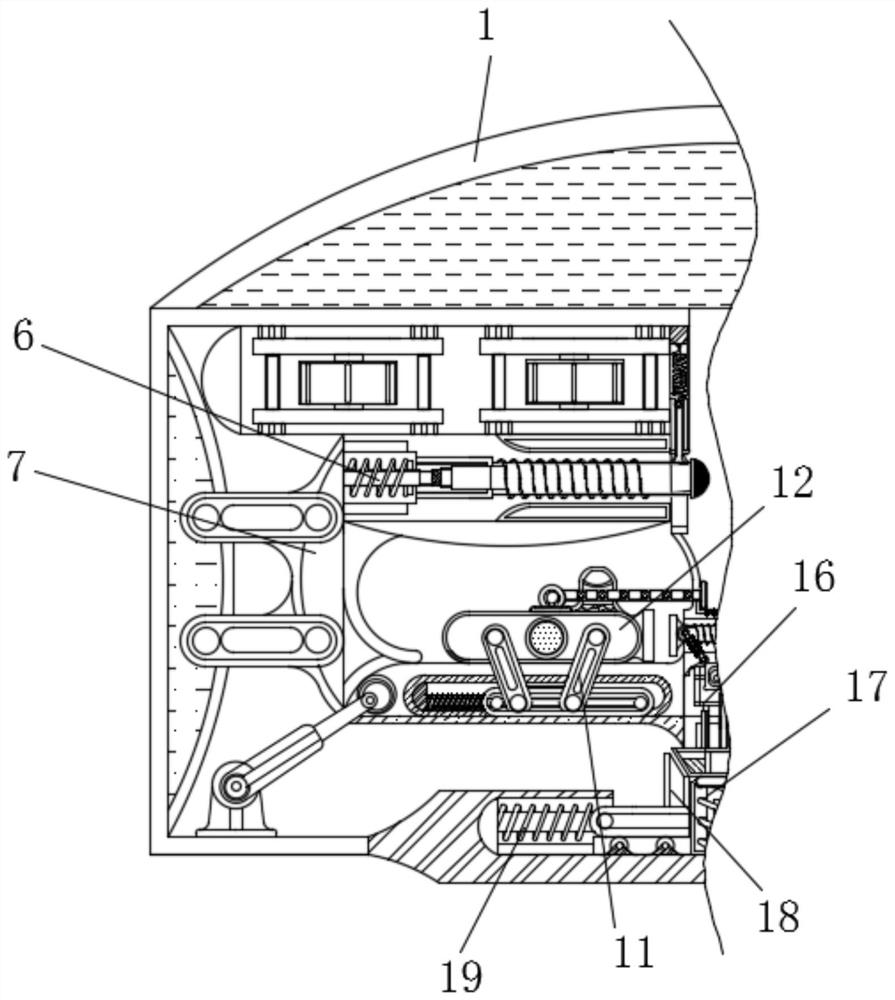 Environment-friendly device for collecting metal in cooling liquid during metal machining through electromagnetism