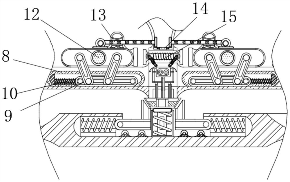 Environment-friendly device for collecting metal in cooling liquid during metal machining through electromagnetism