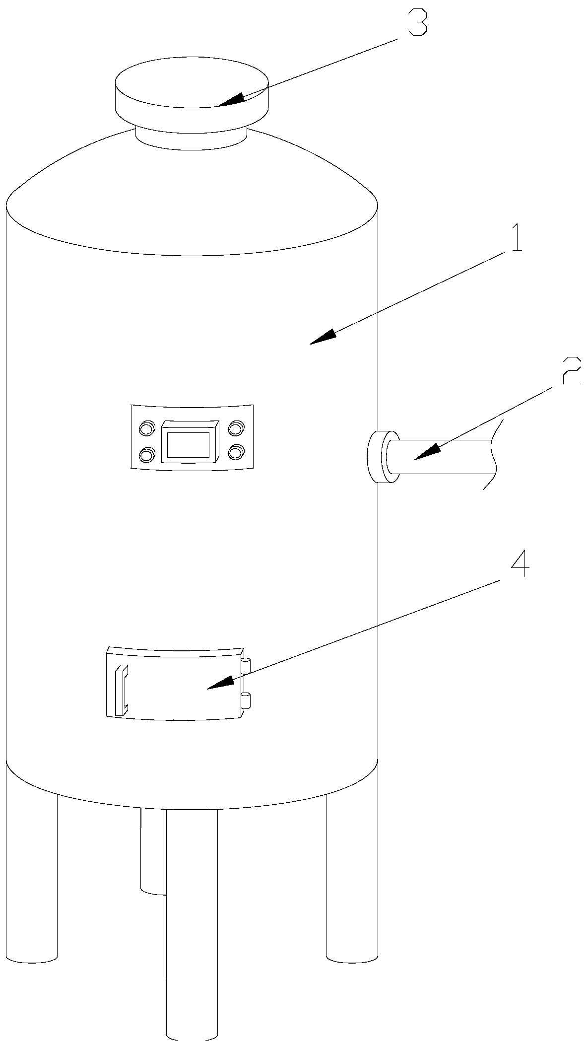 Quantitative dough kneading fermentation machine for food fermentation