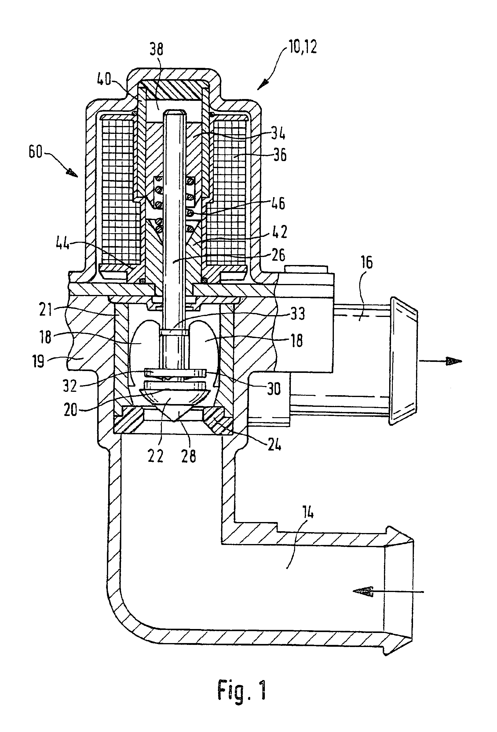 Valve with damping element