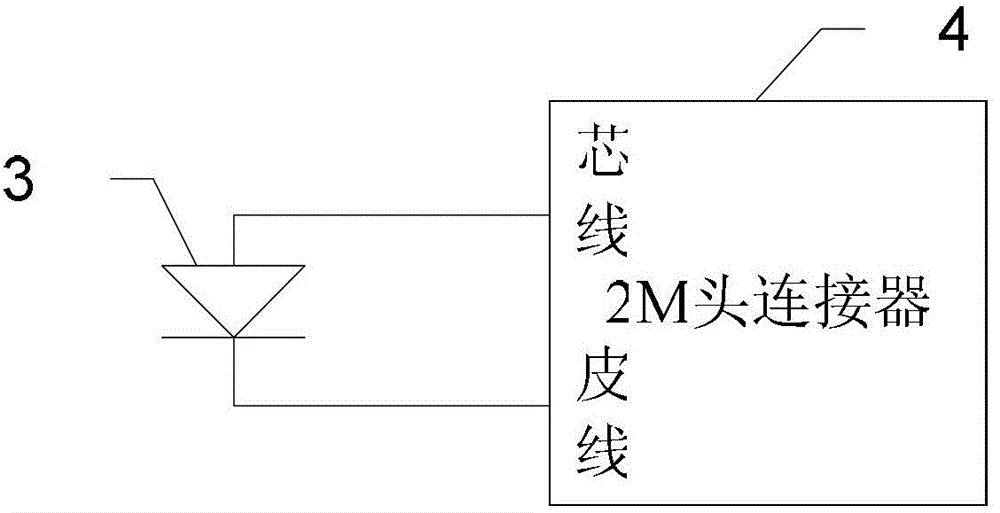 Failure detector of 2M head and connected cable