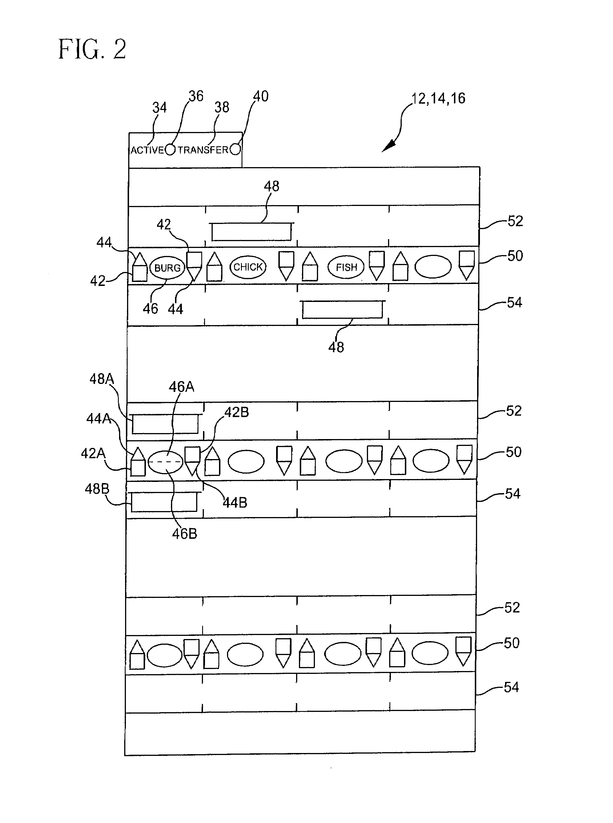 Method and apparatus for monitoring the status and transfer of food products