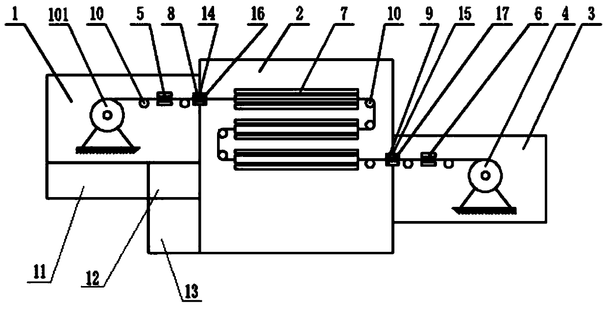 Preparation method of alloy wire for wireless charging and multi-target magnetron sputtering device for preparation