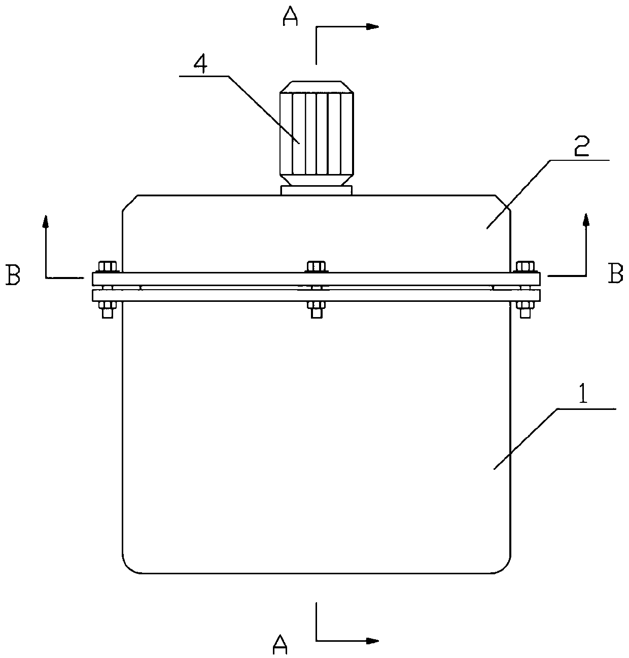 Stirring and defoaming device for conductive silver paste