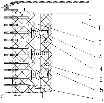 A staple cartridge assembly of a cutting stapler