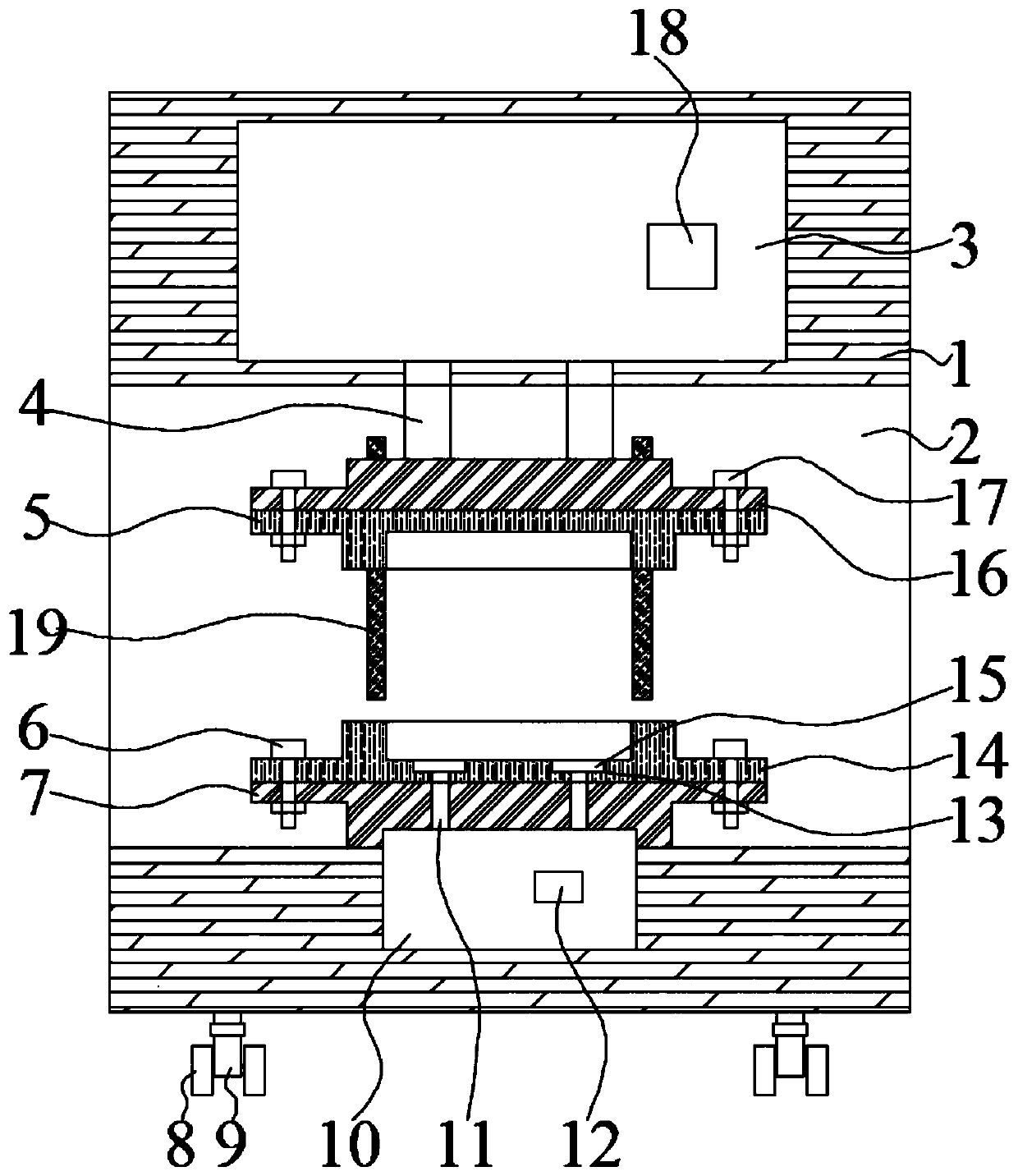 Electromechanical part stamping device