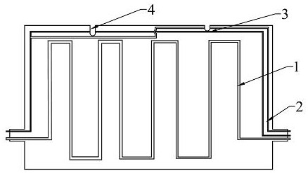 A battery heating film and a battery box water ingress detection device