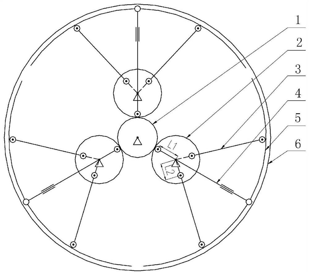 Wheel of planet vehicle capable of automatically switching between wheels and tracks