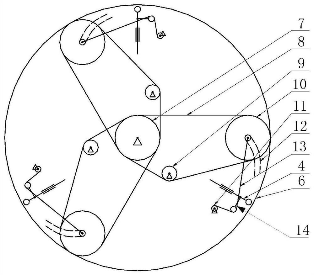 Wheel of planet vehicle capable of automatically switching between wheels and tracks