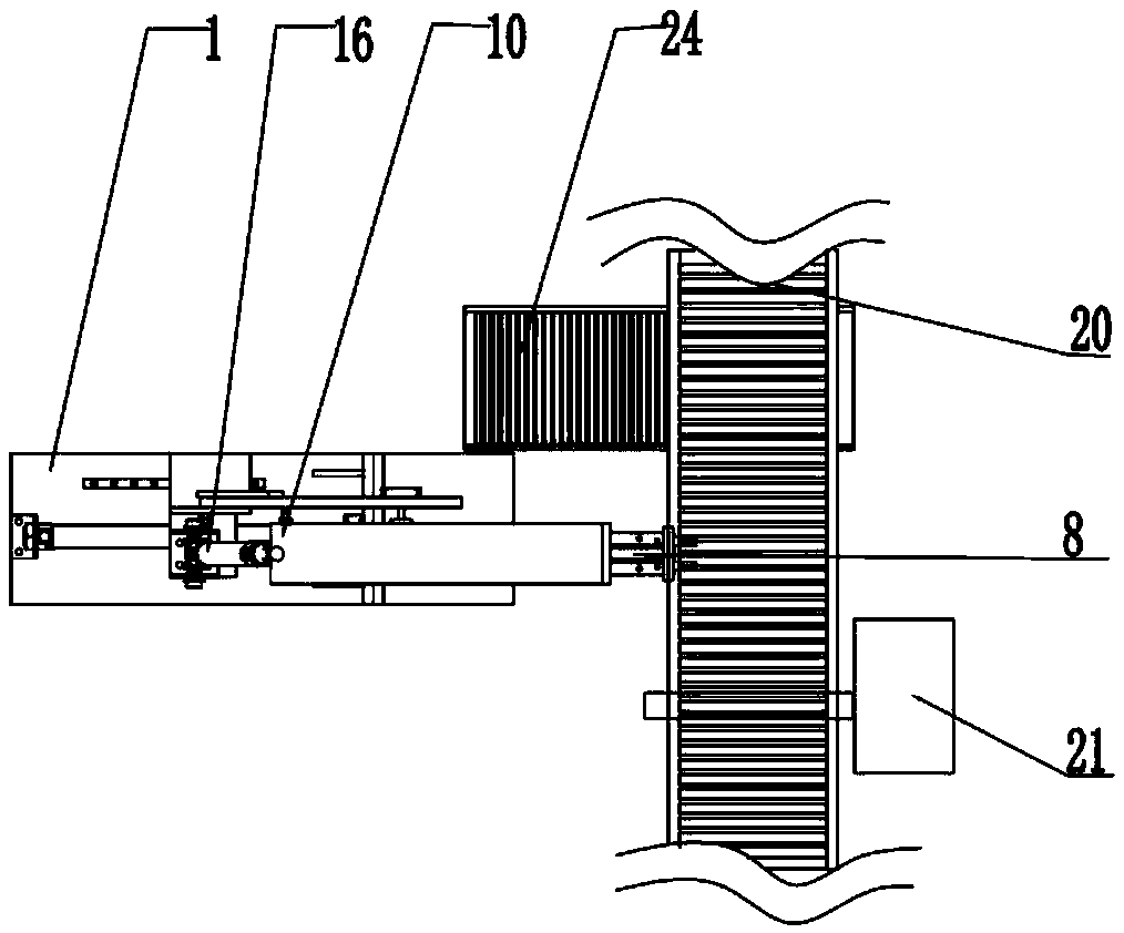 Slide block clamping sorting mechanism for assembly line