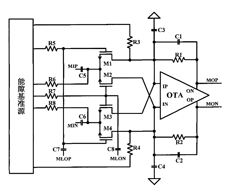 RF (radio frequency) receiving front end with diversified gaining modes and capable of automatic tuning
