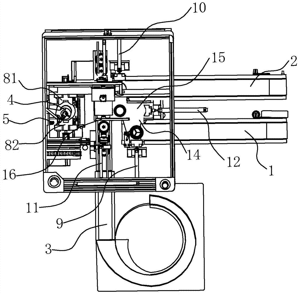 Correcting and positioning device for through-flow blade processing equipment