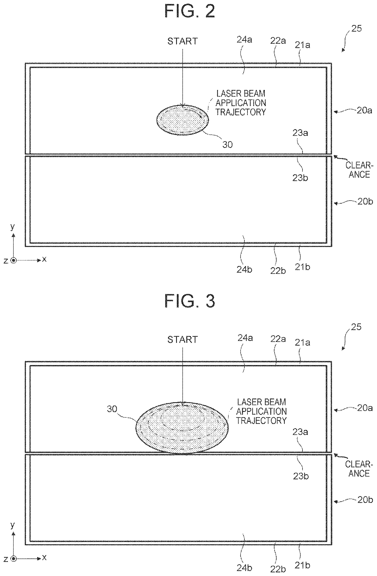 Laser welding method for flat wires