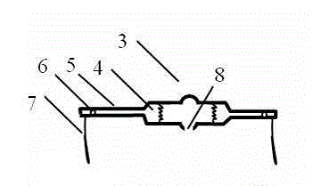 Clamped type compound pendulum with graduated scale