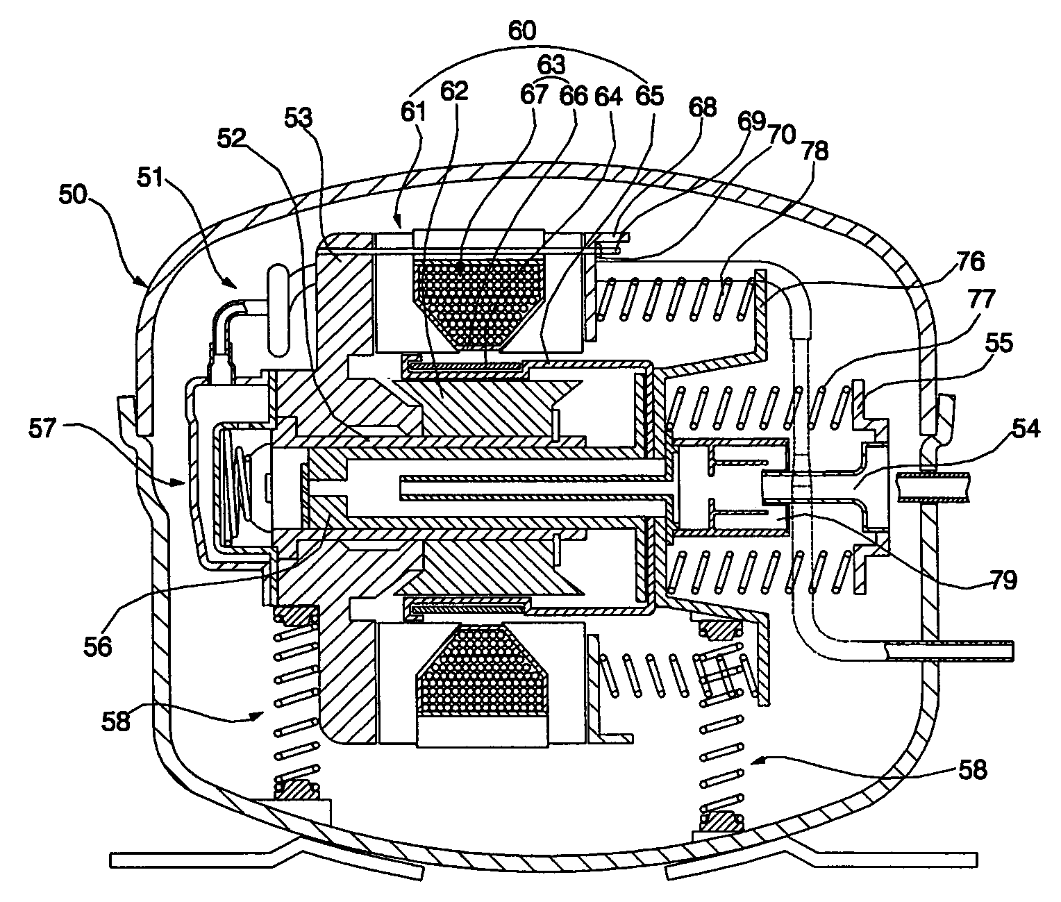 Stator of linear motor