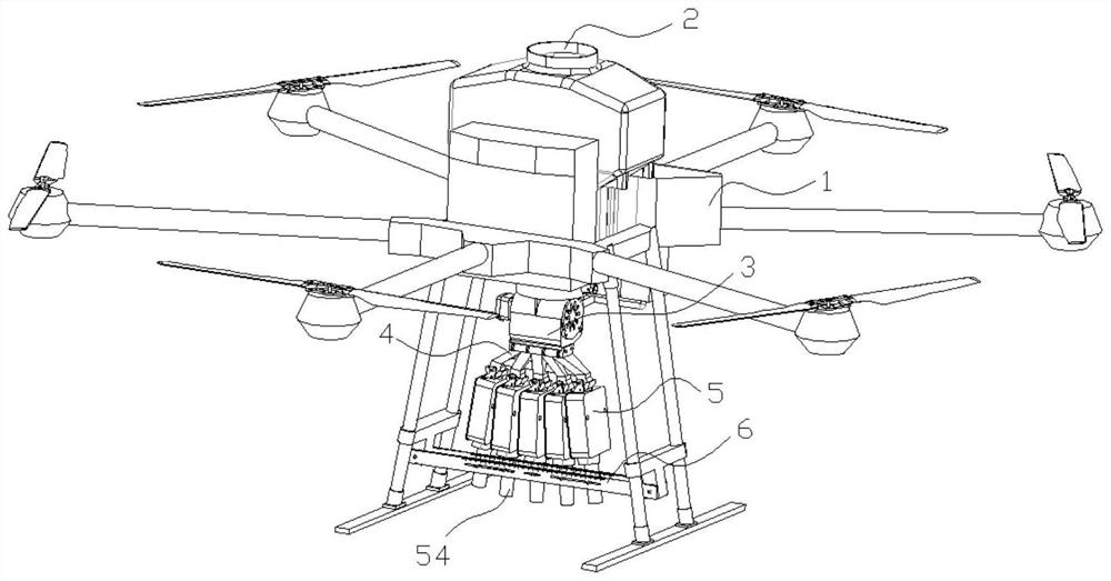 A discharge seeding method and a discharge seeding unmanned aerial vehicle using the method