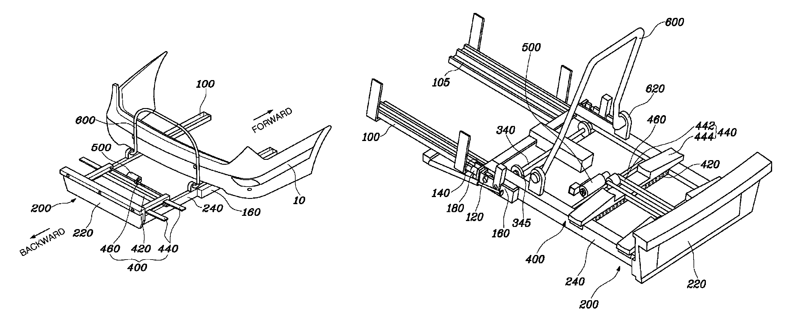Bicycle carrier apparatus for vehicle