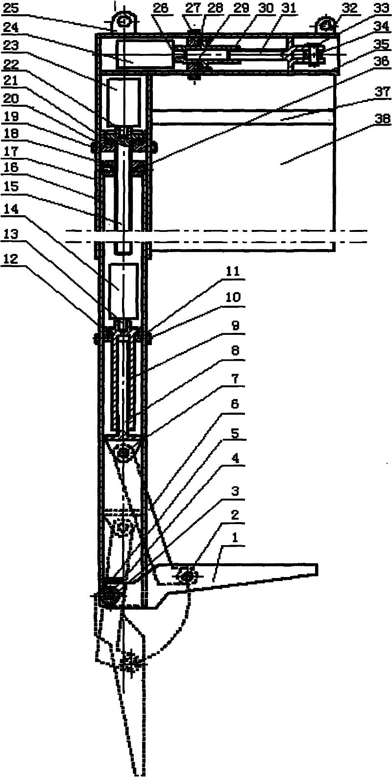Small-diameter deep well rescuing device