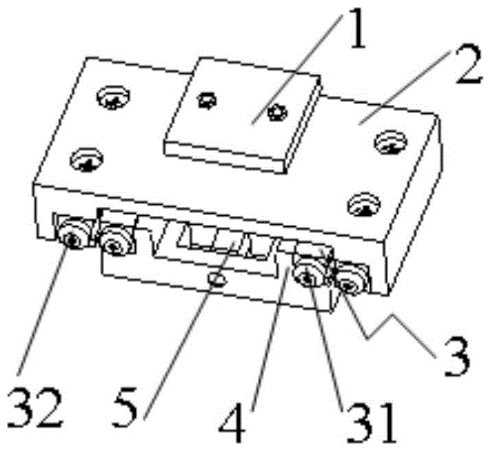 Upper part pretightening stick-slip driving multi-scale precision motion platform