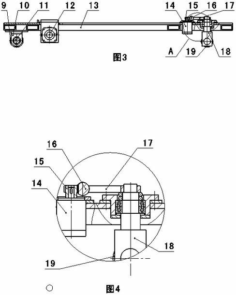 Hole-drilling and screw-locking device for container floor boards