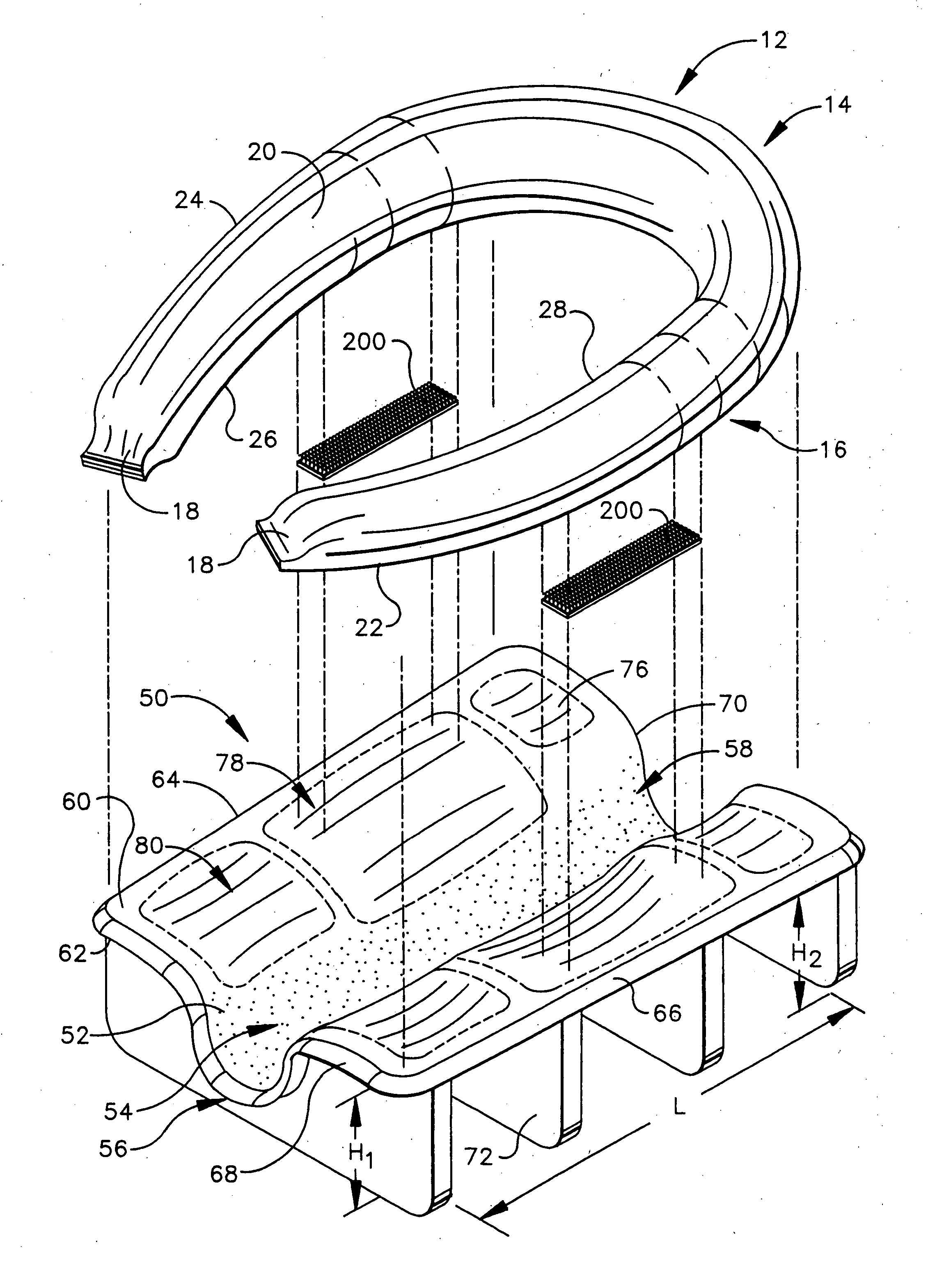 Head support device for use when lying in the prone position