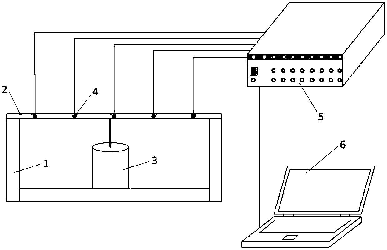 Structure damage identification experimental method based on PVDF (polyvinylidene fluoride) piezoelectric-film sensors and strain modes