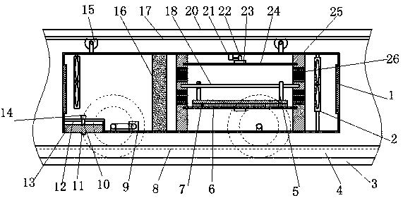 Movable type tunnel air purification system