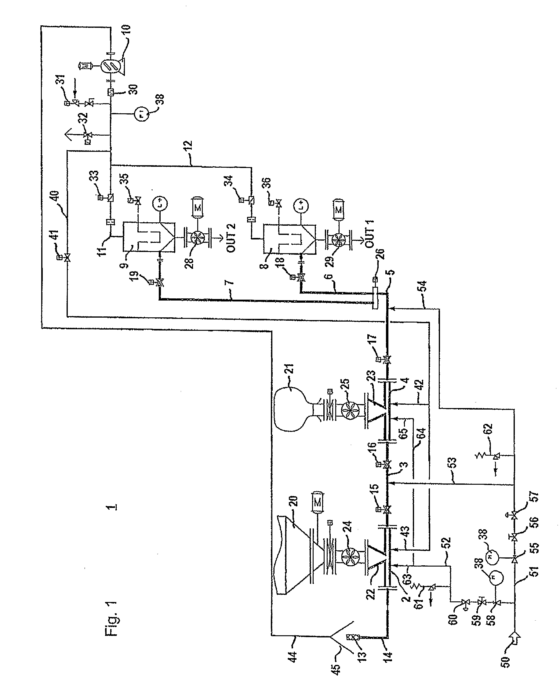 Method and system for vacuum conveying of bulk material and computer program product