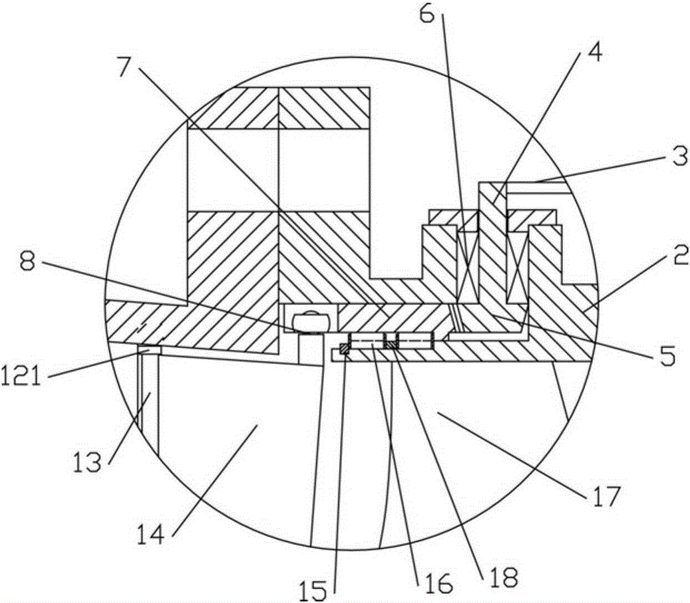 Tubular flow pump with partially adjustable guide vane body