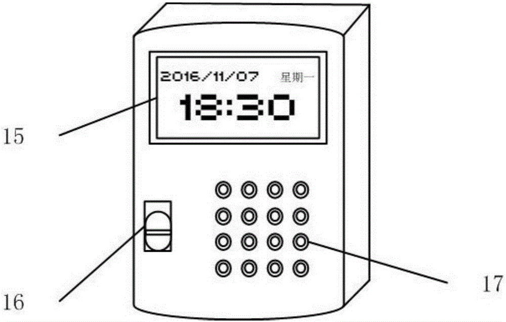 Double-power-feeding intelligent table lamp based on single-chip-microcomputer image recognition and automatic luminance adjustment