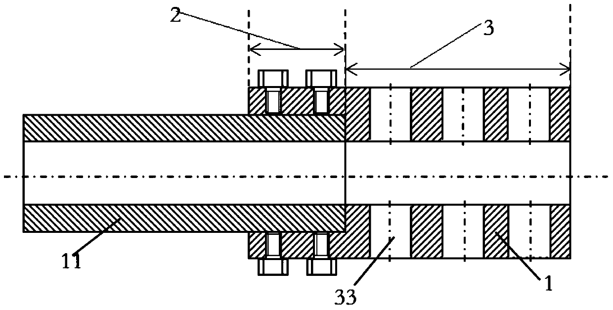 Pressure relief shell firing gesture stabilization device for eccentric shell