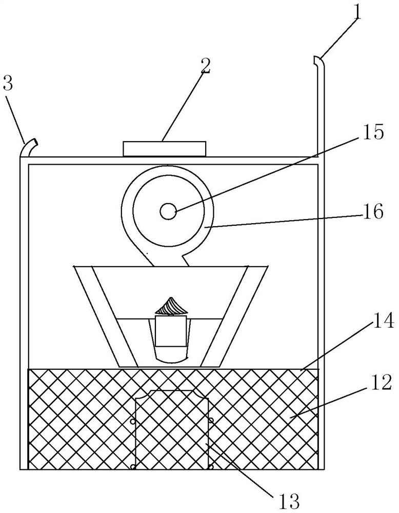 An integrated cooker without oil fume emission