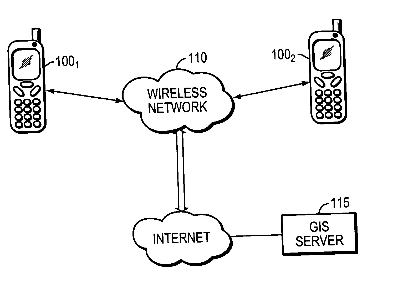 Implementation of serverless applications over wireless networks