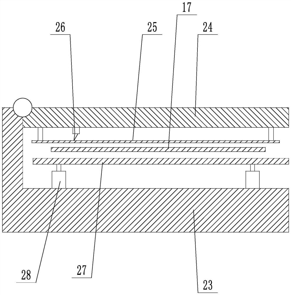 Single-shaft automatic feeding and discharging wall cloth processing device