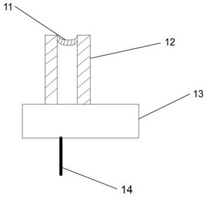 Semi-closed double-jet-airflow arc extinguishing lightning protection device and application thereof