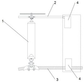 Semi-closed double-jet-airflow arc extinguishing lightning protection device and application thereof